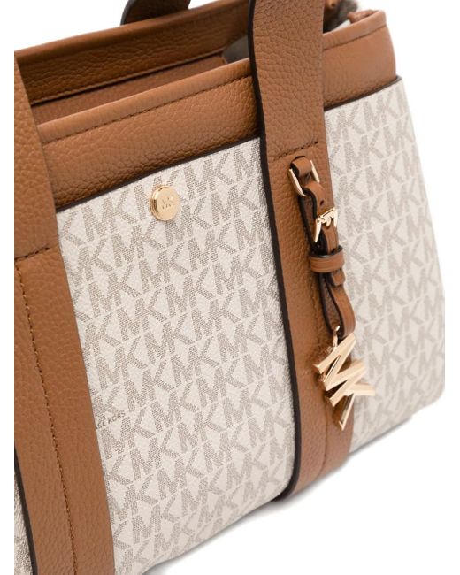 Michael Kors Romee Signature Logo バッグ S Brown