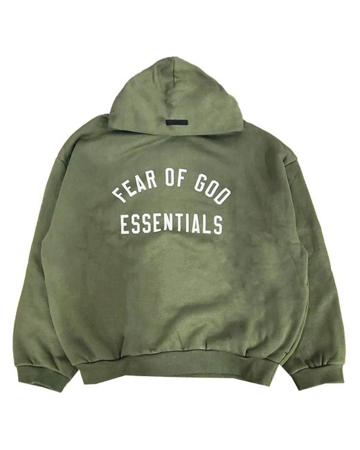 メンズ Fear Of God フリース パーカー Green
