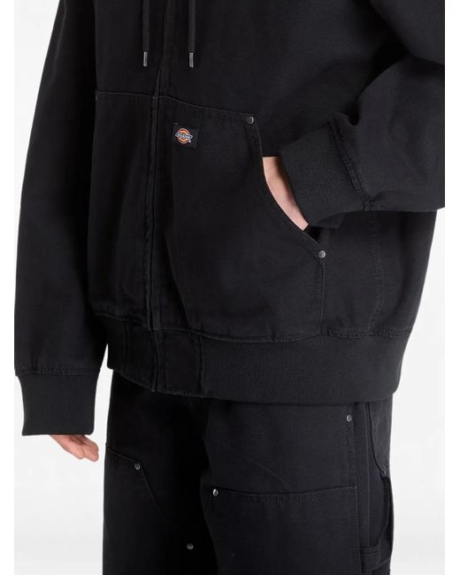 Dickies Black Canvas Hoodie for men