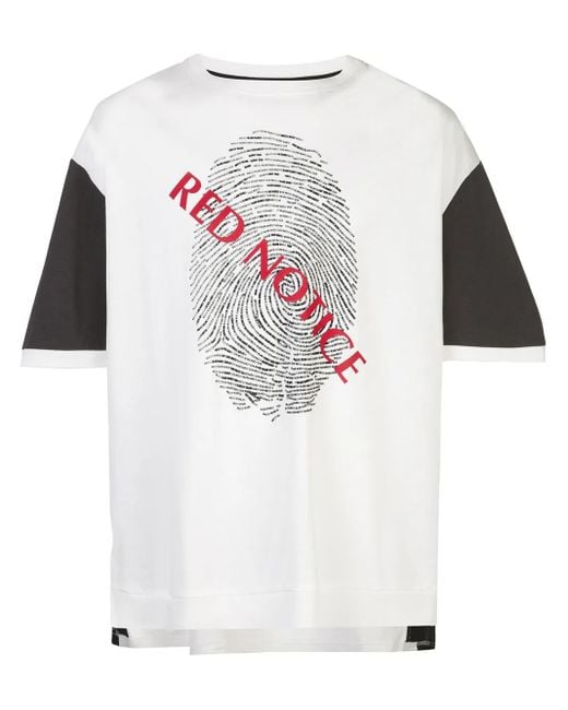 Mostly Heard Rarely Seen White Short Sleeve Notice Print T-Shirt for men