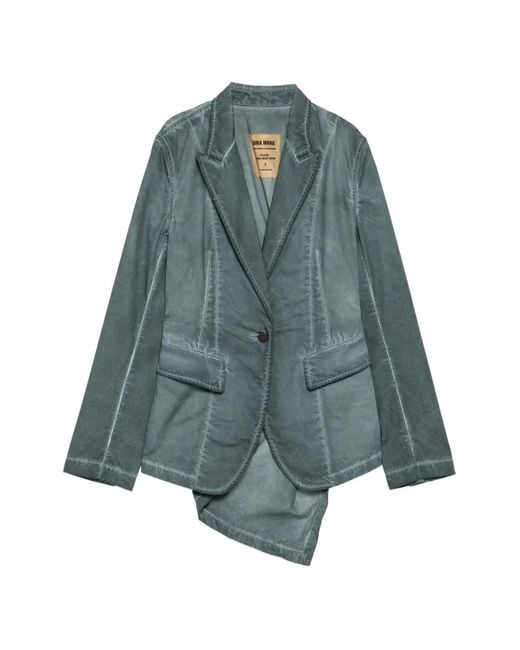 Blazer Con Botones Uma Wang de color Blue
