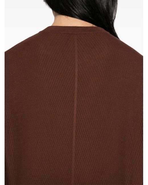 Brioni Brown Crew-Neck Jumper for men