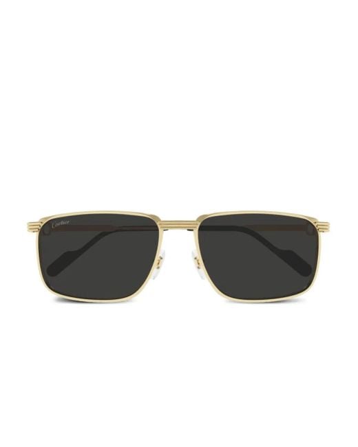 Cartier Black Square Sunglasses