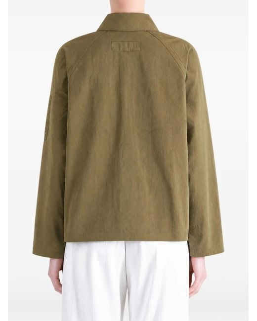 Barbour Green Re-Engineered Bomber Jacket