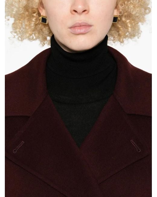 Arma Red Manila Double-Breasted Wool Jacket
