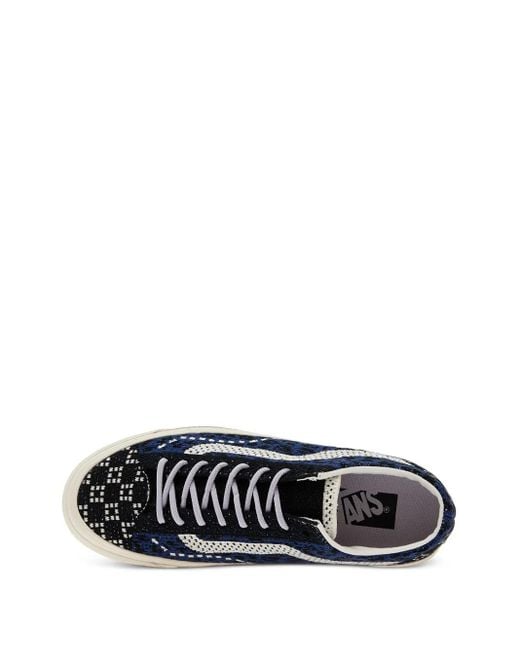 Vans Blue Old Skool 36 Lx Patterned Knit Sneakers