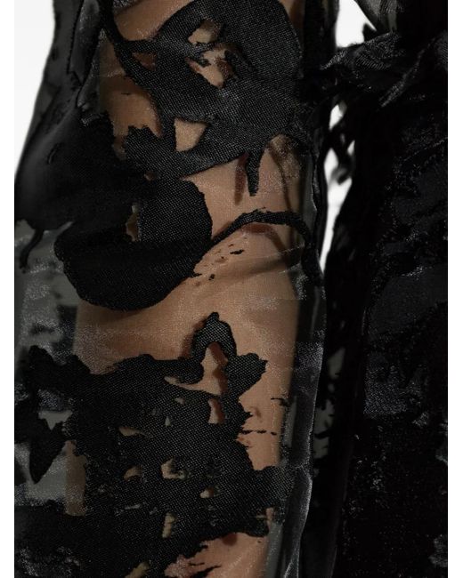 McQueen Black Asymmetrical Dress