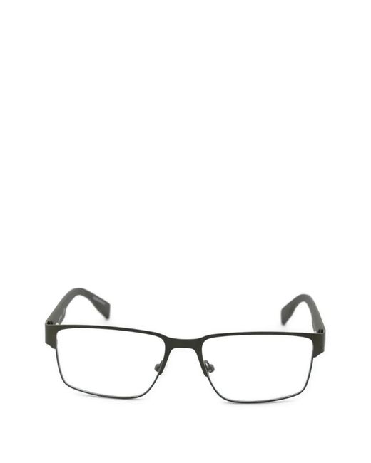 Lacoste Brille Mit Eckigem Gestell in Green für Herren