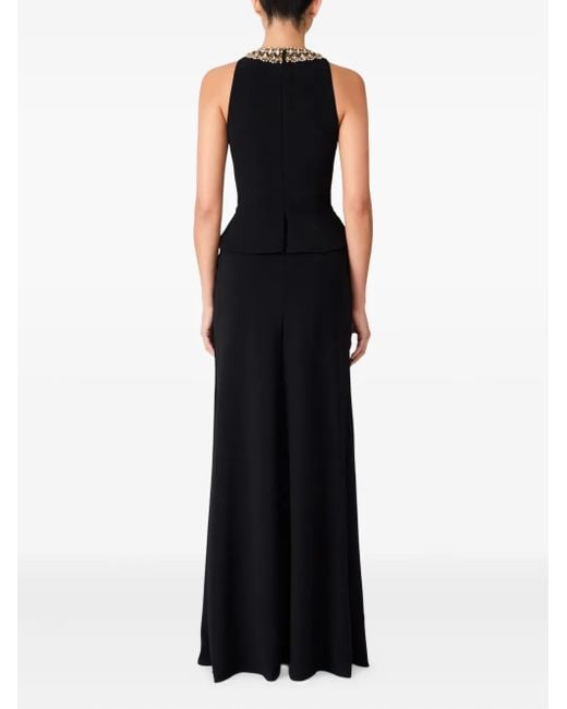 Jenny Packham Black Sulphice Maxi Dress