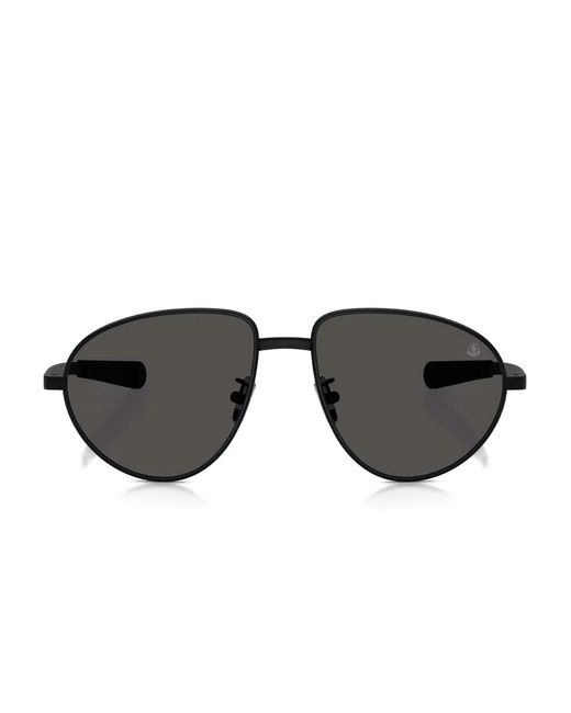 Gafas de sol Vizla con montura oval Moncler de color Black