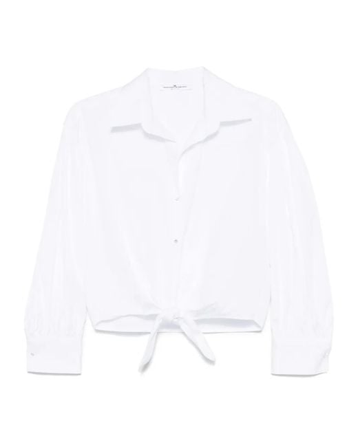 Ermanno Scervino White Cotton Shirt