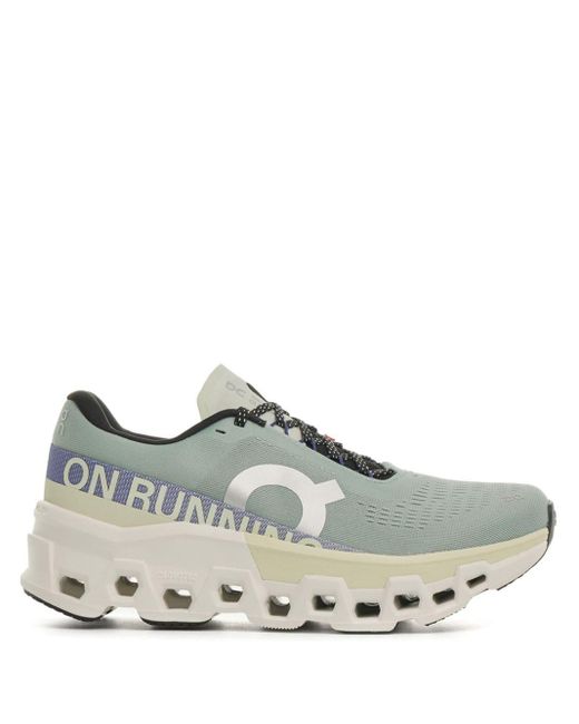 On Shoes Green Cloudmonster 2 Lace-up Sneakers for men