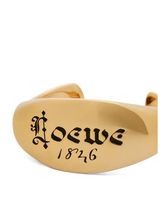 Pulsera Estampada Loewe de color Metallic