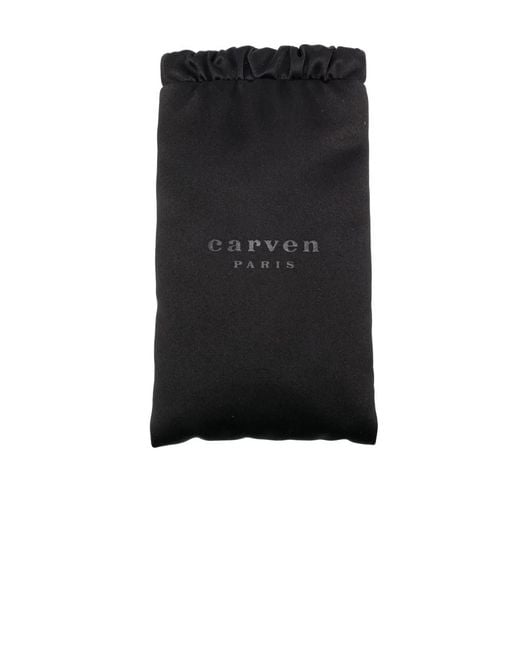 Carven Black Square-Frame Sunglasses