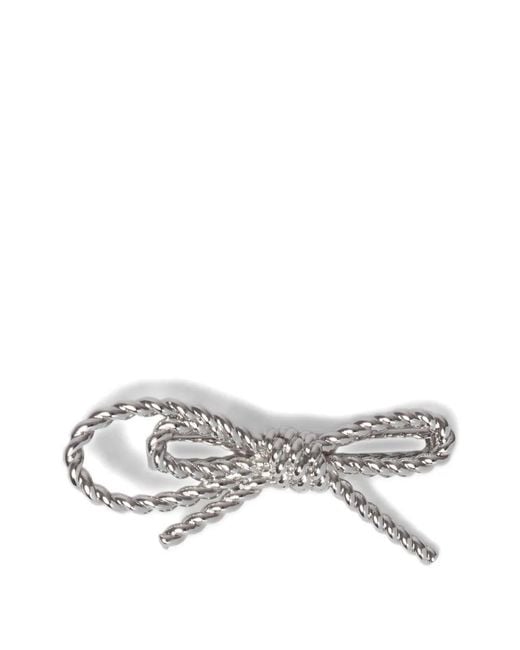 Claudie Pierlot Metallic Bow Knot Hair Clip