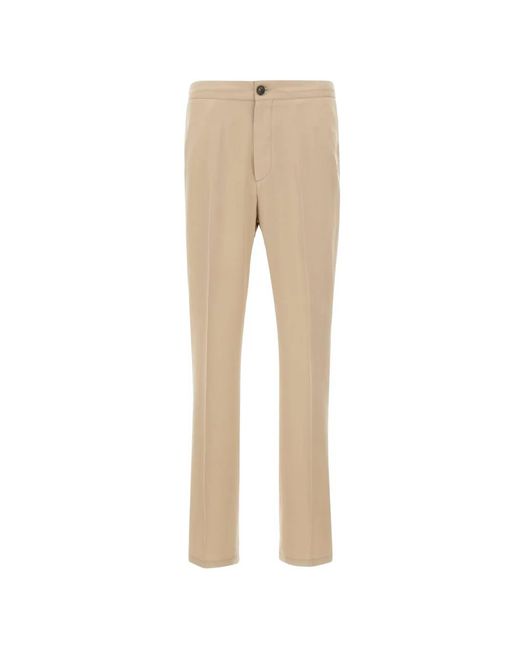 Pal Zileri Natural Button Trousers for men