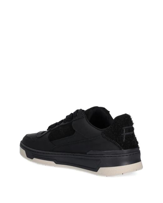 Filling Pieces Black Panelled Sneakers for men