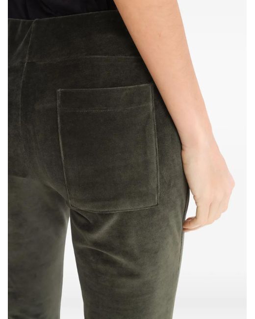 Lygia & Nanny Black Plush Evan Flared Trousers