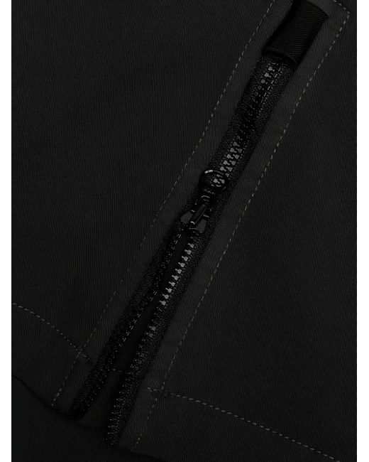 Stone Island Broek Met Afneembare Compass-Logopatch En Rits in het Black voor heren
