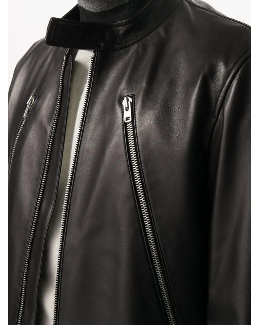 Maison Margiela Black Stand-Up Collar Jacket for men