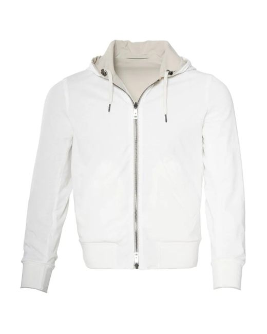 KIRED White Jeff Reversible Hooded Jacket for men