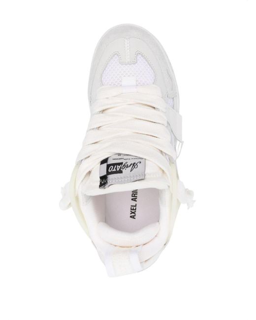 Axel Arigato White Patchwork-Sneakers