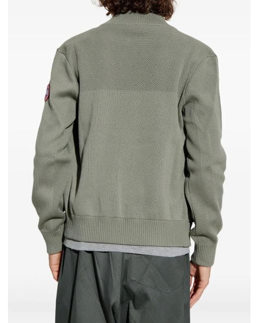 Canada Goose Green Padded-Panel Jacket for men