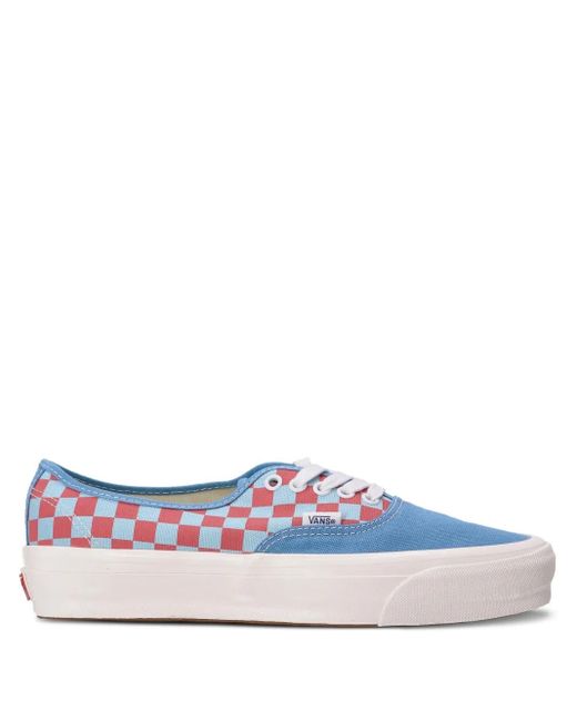 Vans White Checkerboard Canvas Sneakers for men