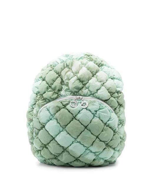 Charlie Constantinou Green Quilted Backpack for men