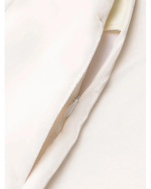 Ermanno Scervino White High-Waisted Tailored Trousers