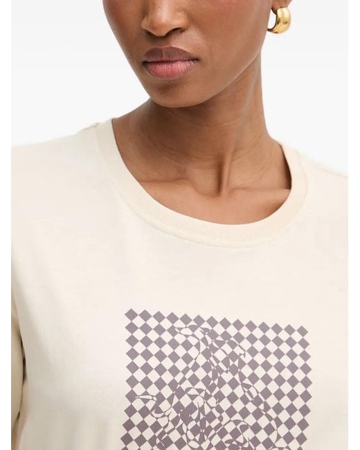 Trussardi White Logo-Print T-Shirt