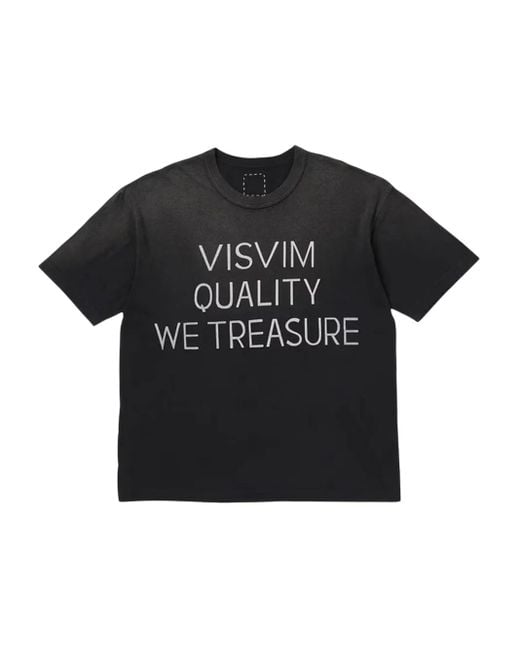 Visvim Black Jumbo Short-Sleeve T-Shirt for men