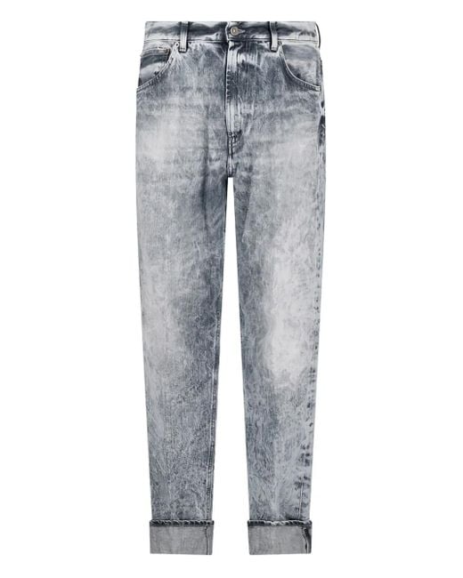 Jeans Con Lavaggio Acido di Dondup in Blue da Uomo