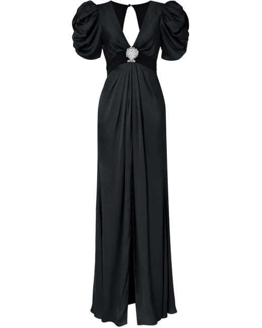 Vestido de fiesta de manga corta Temperley London de color Black
