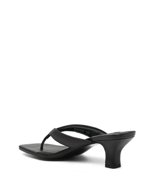 Senso Black 60Mm Square Sandals