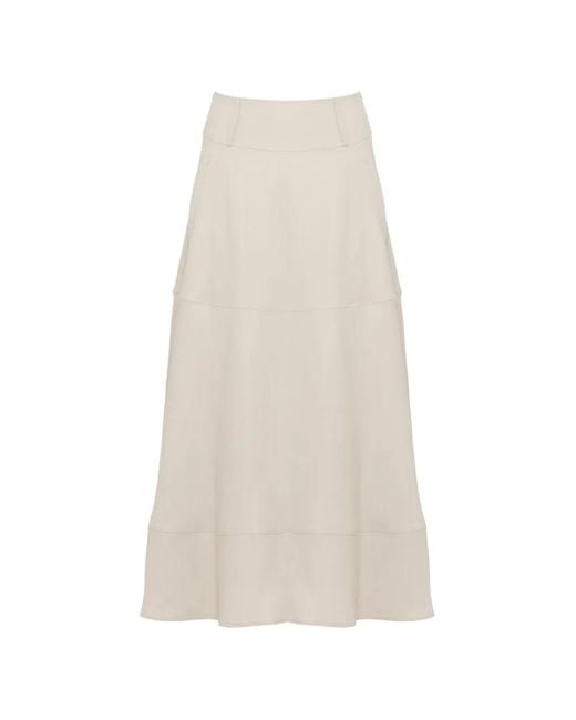 Antonelli White Joel Maxi Skirt