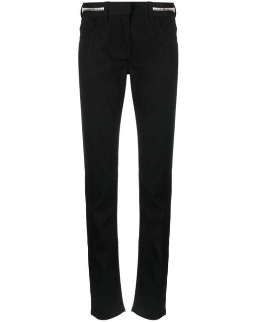 Givenchy Black Embellished Skinny Jeans