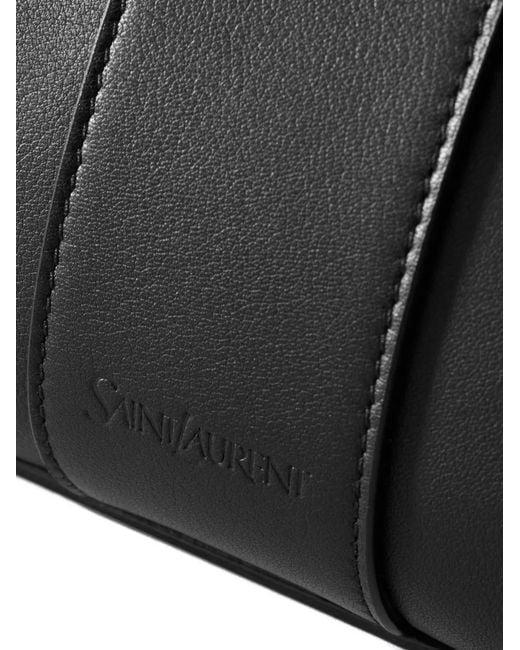 Saint Laurent Black Y Logo Shoulder Bag