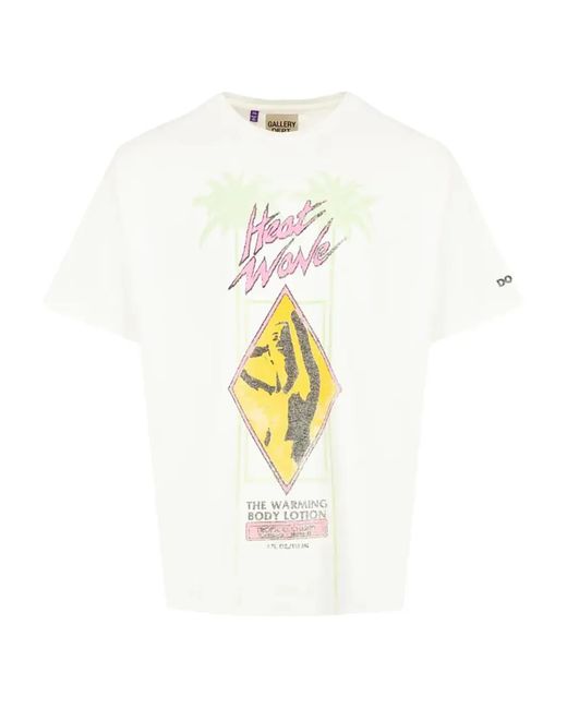 GALLERY DEPT. White X X Doc Johnson Heat Wave Graphic T-Shirt for men