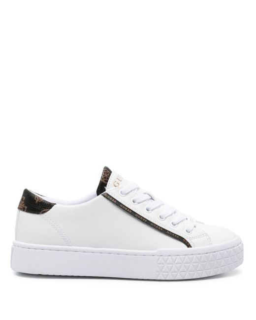 Sneakers Pardie con logo di Guess USA in White