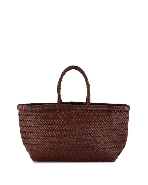 Bolso de mano Triple Jump pequeño Dragon Diffusion de color Brown