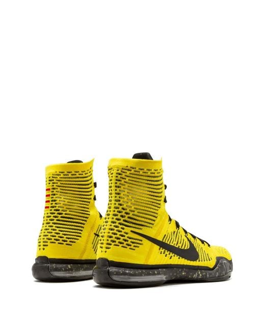 Nike Yellow Kobe 10 Elite Coda Sneakers