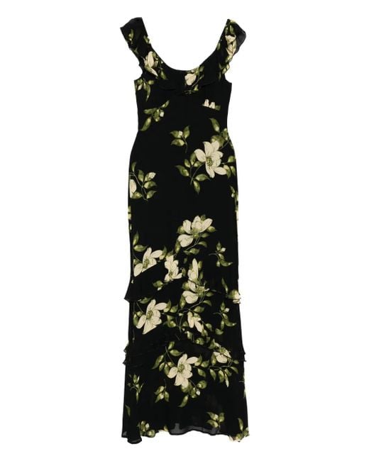 Reformation Black Tripoli Dress
