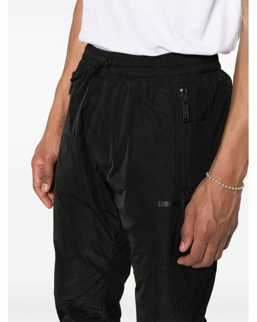 DSquared² Black 90's Urban Track Pants for men