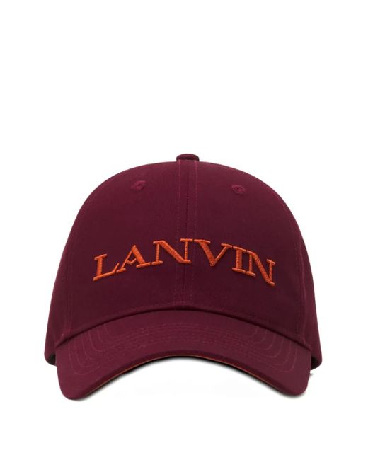 Lanvin Loog-Embroidered Cap for men
