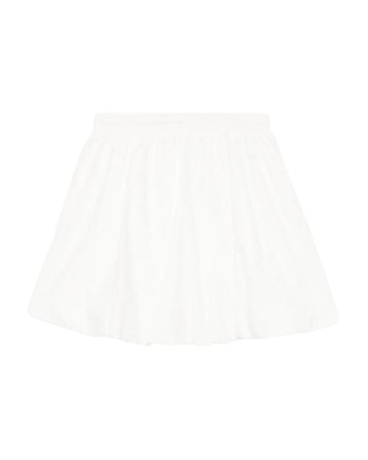 Bambah White Bubble Skorts