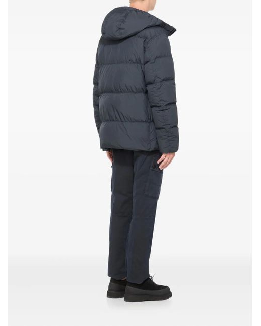 Stone Island 4100011 Crinkle Reps Ny Gewatteerd Jack in het Blue voor heren