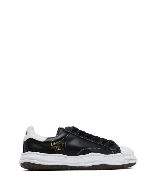 Maison Mihara Yasuhiro White Blakey Leather Sneakers