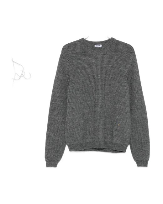 Moschino Gray Sweaters for men