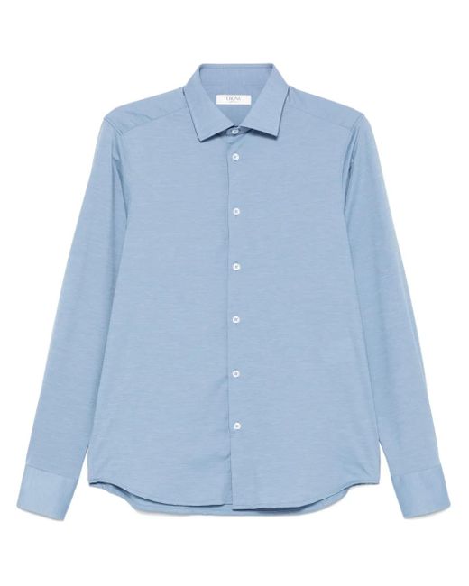 Cruna Blue Manhattan Shirt for men